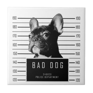 Fransk bulldoggMugshotskjorta Kakelplatta