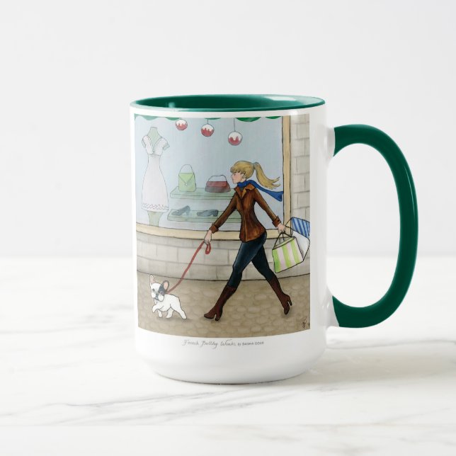 Fransk bulldoggshopping mugg (Höger)