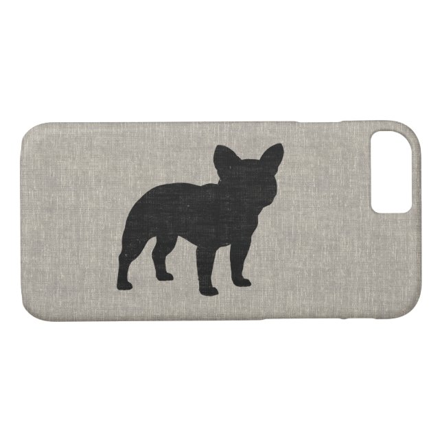 Fransk bulldoggSilhouette Case-Mate iPhone Skal (Baksida (horisontal))