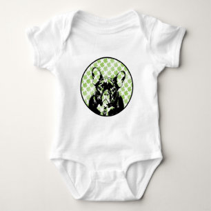 Fransk bulldoggSilhouette för St Patricks T-shirt