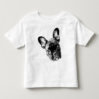 Fransk bulldoggspädbarnskjorta t shirt