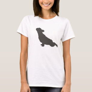 Fransk bulldoggsträckning t-shirt