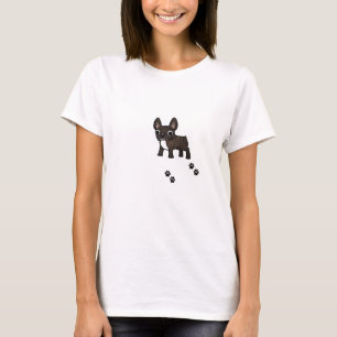 Fransk bulldoggt-skjorta t-shirt