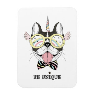 Fransk bulldoggUnicorn Magnet
