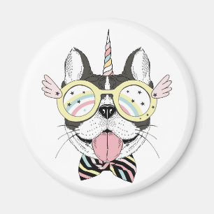Fransk bulldoggUnicorn Magnet