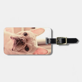 Fransk bulldoggvalp bagagebricka