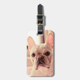 Fransk bulldoggvalp bagagebricka
