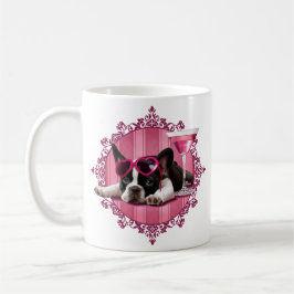 Fransk bulldoggvalp kaffemugg