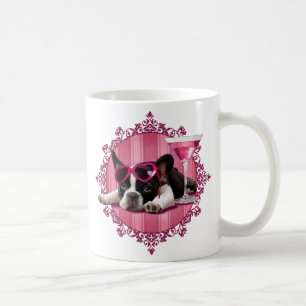 Fransk bulldoggvalp kaffemugg