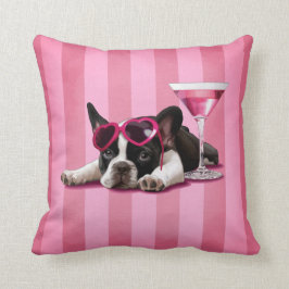 Fransk bulldoggvalp kudde