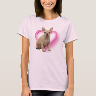 Fransk bulldoggvalpskjorta tee shirt