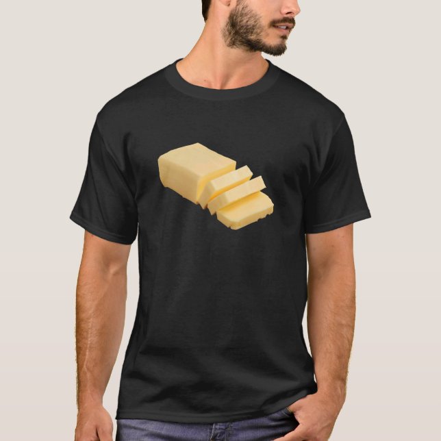 Fransk Butter Costume Easy Last Minute Halloween C T Shirt (Framsida)