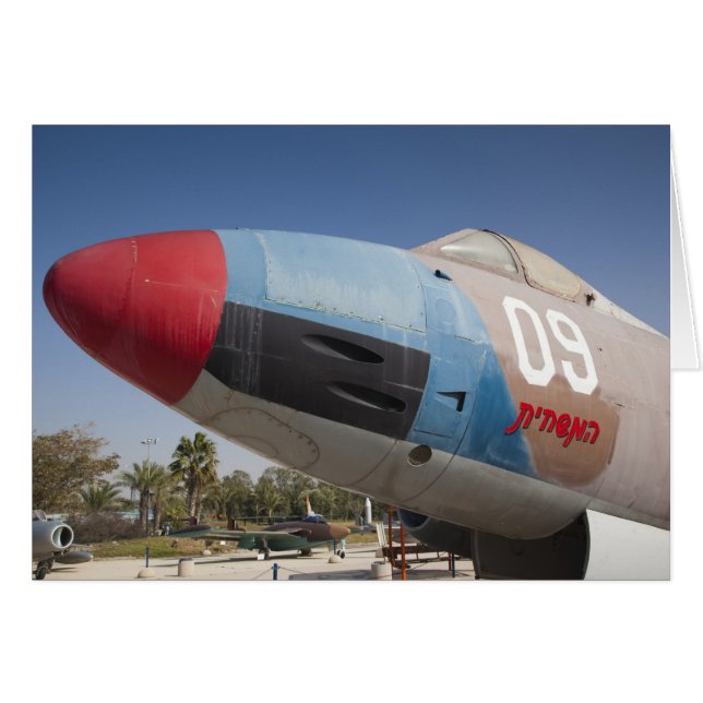 Fransk-byggt Vautour-bombare Hälsningskort (Framsidan Horizontal)