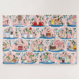 Fransk Café - Bon Appétit Jigszle Puzzle Pussel