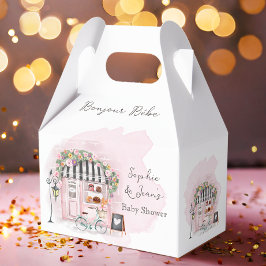 Fransk Cafe Bonjour Bebe Paris Tea Baby Shower Presentaskar