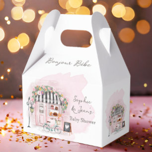Fransk Cafe Bonjour Bebe Paris Tea Baby Shower Presentaskar
