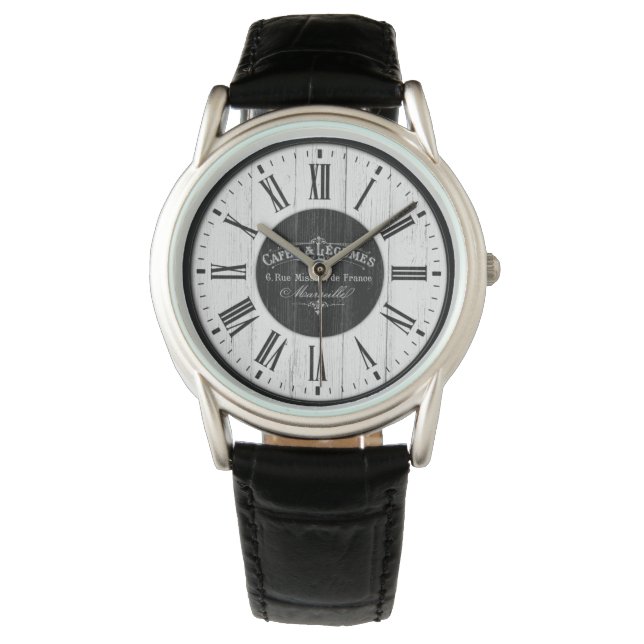 Fransk Cafe Classic Retro Armbandsur (Framsida)