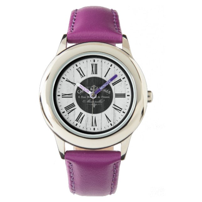 Fransk Cafe Classic Retro Armbandsur (Framsida)