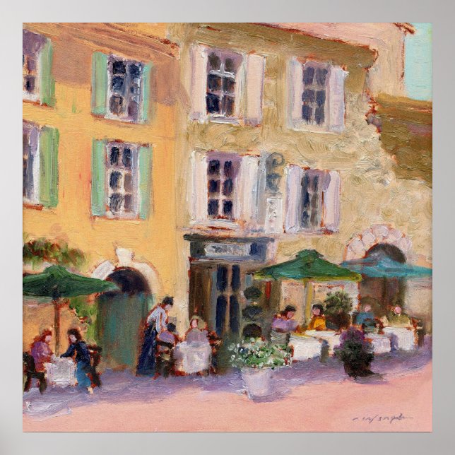 Fransk Cafe Poster (Framsidan)