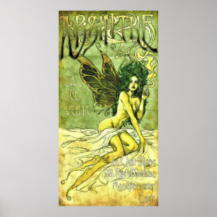 Fransk Cafe Poster c1885