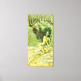 Fransk Cafe Poster c1885 Canvastryck