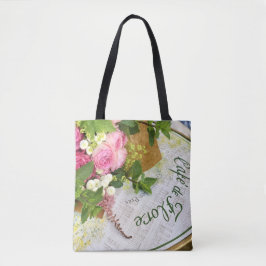 Fransk Cafe Tote Bag Tygkasse