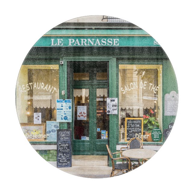 Fransk cafes: Versailles mysiga scen. (Framsidan)