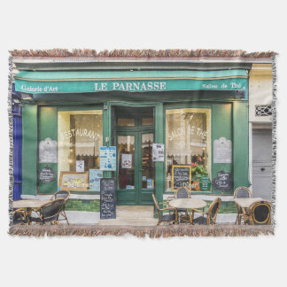 Fransk cafes: Versailles mysiga scen. Filt