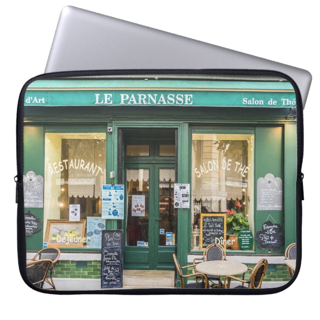 Fransk cafes: Versailles mysiga scen. Laptop Fodral (Framsidan)