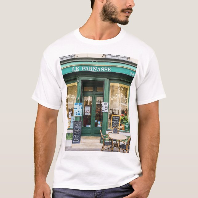 Fransk cafes: Versailles mysiga scen. T Shirt (Framsida)