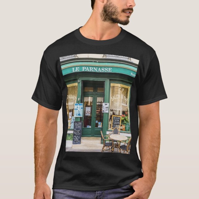 Fransk cafes: Versailles mysiga scen. T Shirt (Framsida)