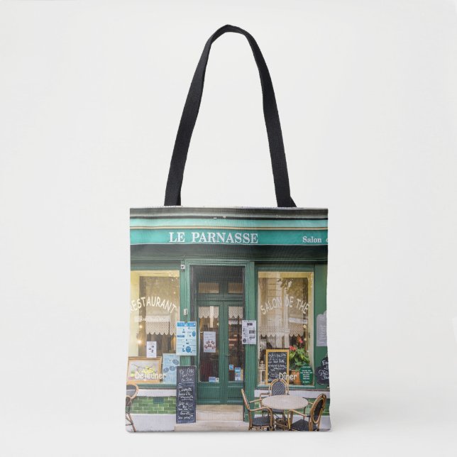 Fransk cafes: Versailles mysiga scen. Tygkasse (Framsida)