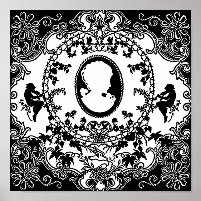 Fransk Cameo ~ Skriv ut/Poster Poster (Framsidan)