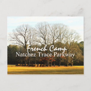 Fransk Camp - Natchez Trace Parkway-vykort Vykort