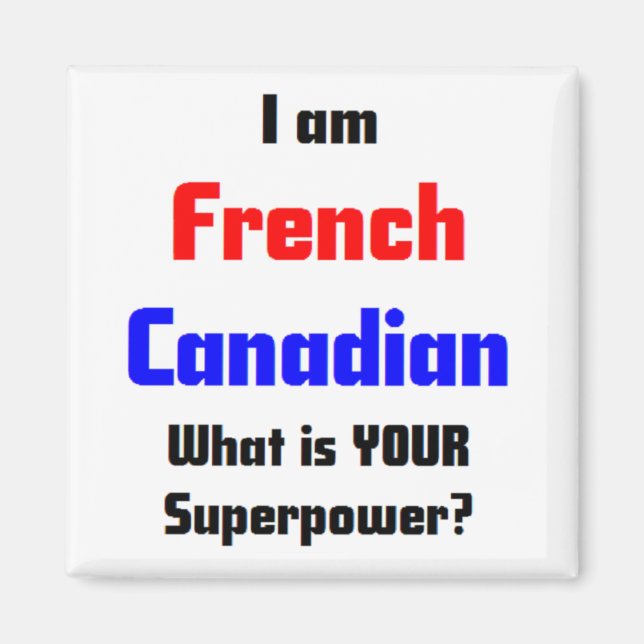 fransk canadian magnet (Framsidan)
