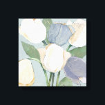 Fransk Canvastryck<br><div class="desc">Fransk Tulips II av Jade Reynolds. Har tulpaner i olika färg mot mjuk bakgrund.</div>