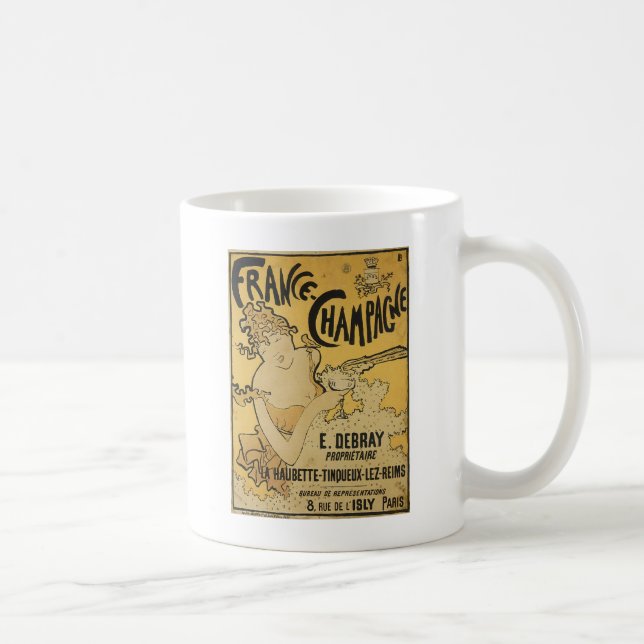 Fransk Champagne Kaffemugg (Höger)