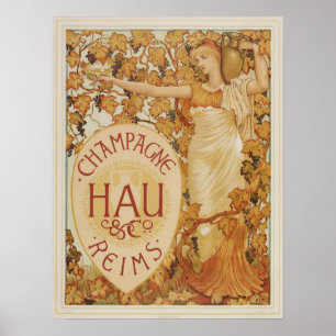 Fransk Champagne Poster