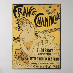 Fransk Champagne Poster