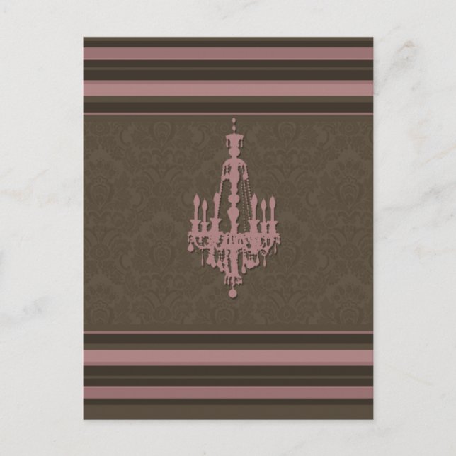 Fransk Chandelier Vykort (Framsida)