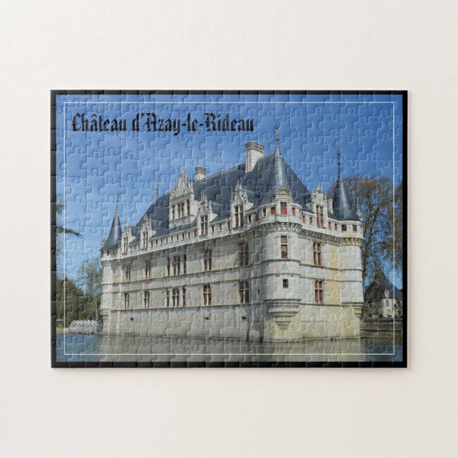 Fransk Chateau - Château d'Azay-le-Rideau Pussel (Horisontell)