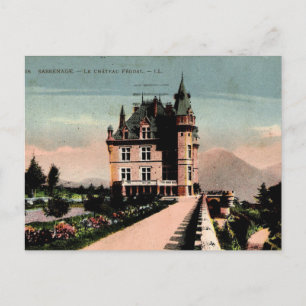 Fransk Chateau Vykort