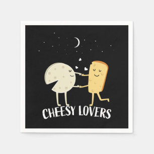 Fransk Cheesy Älskare Cheesy Älskare Pappersservett