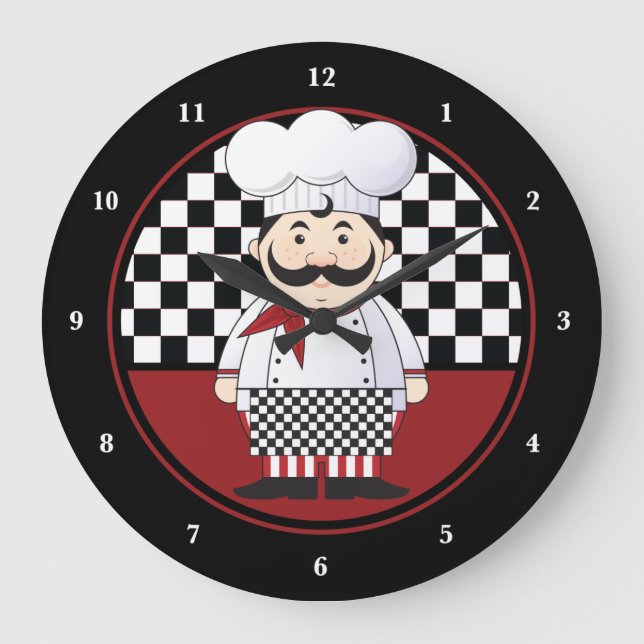 Fransk Chef Stor Klocka (Framsida)