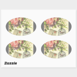 Fransk Chic Vintage Paris Klistermärke