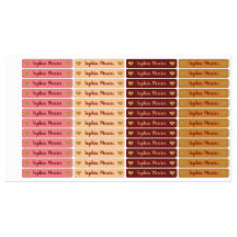 Fransk chique - Stryk på etiketter flickor kläder