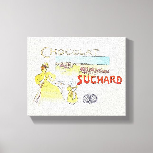 Fransk Chocolate Victorian Candy Sugar Canvastryck (Framsida)