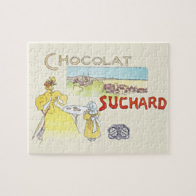 Fransk Chocolate Victorian Candy Sugar Pussel (Horisontell)