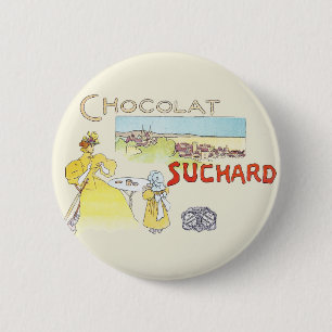 Fransk choklad viktoriansk godis socker knapp