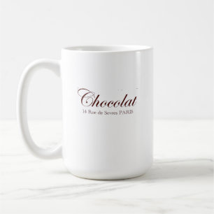 Fransk choklad Vintage Paris Mugg